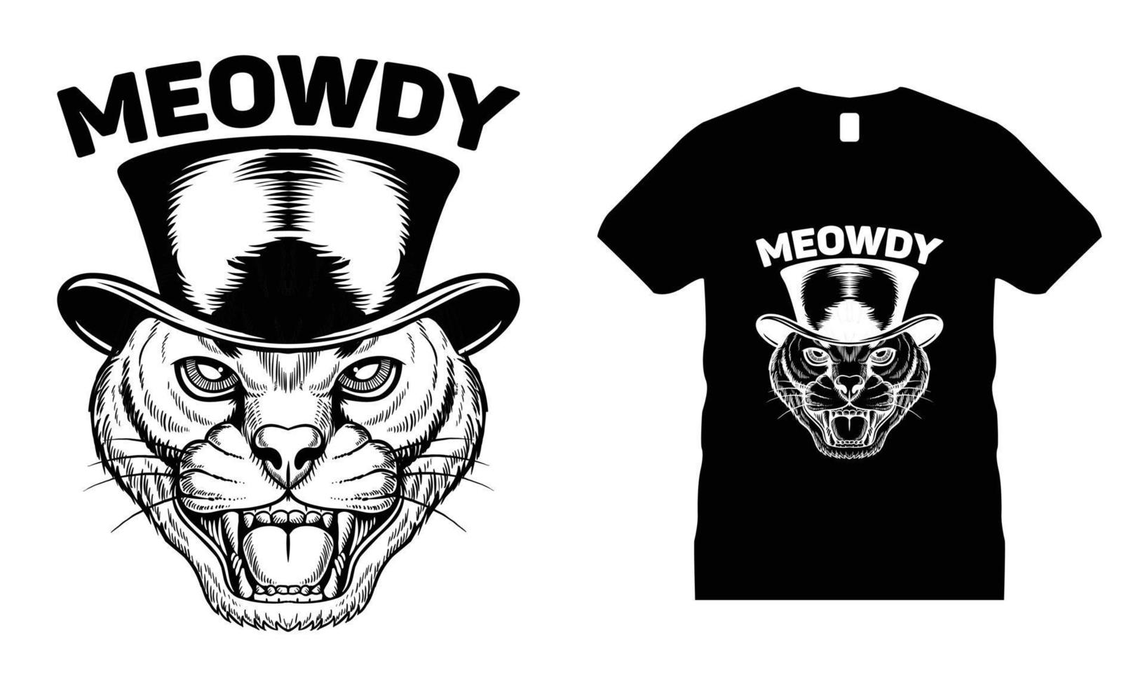 Cat Animal Pets Motivational T-shirt Design vector. Use for T-Shirt, mugs, stickers, etc. vector