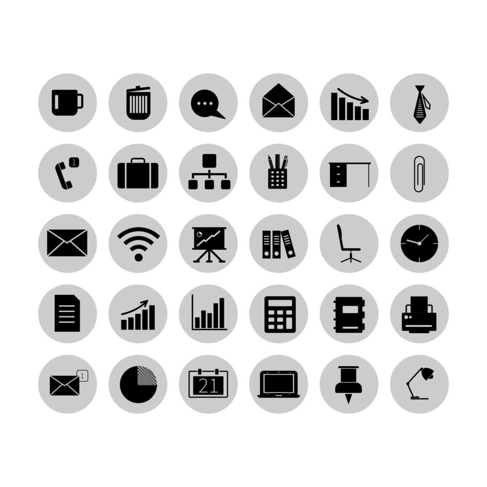Technology icon vector design set
