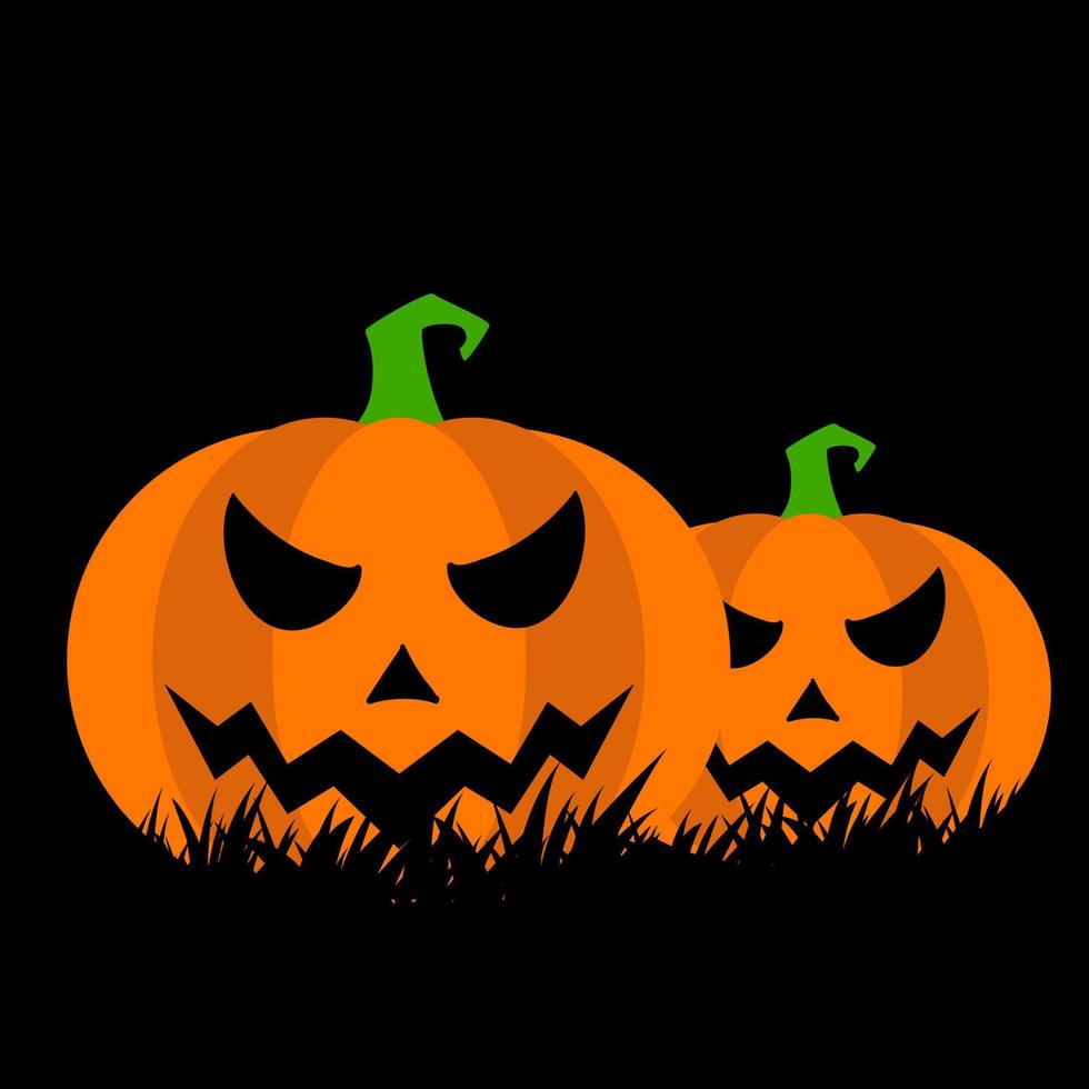 Pumpkin ghost vector design for halloween