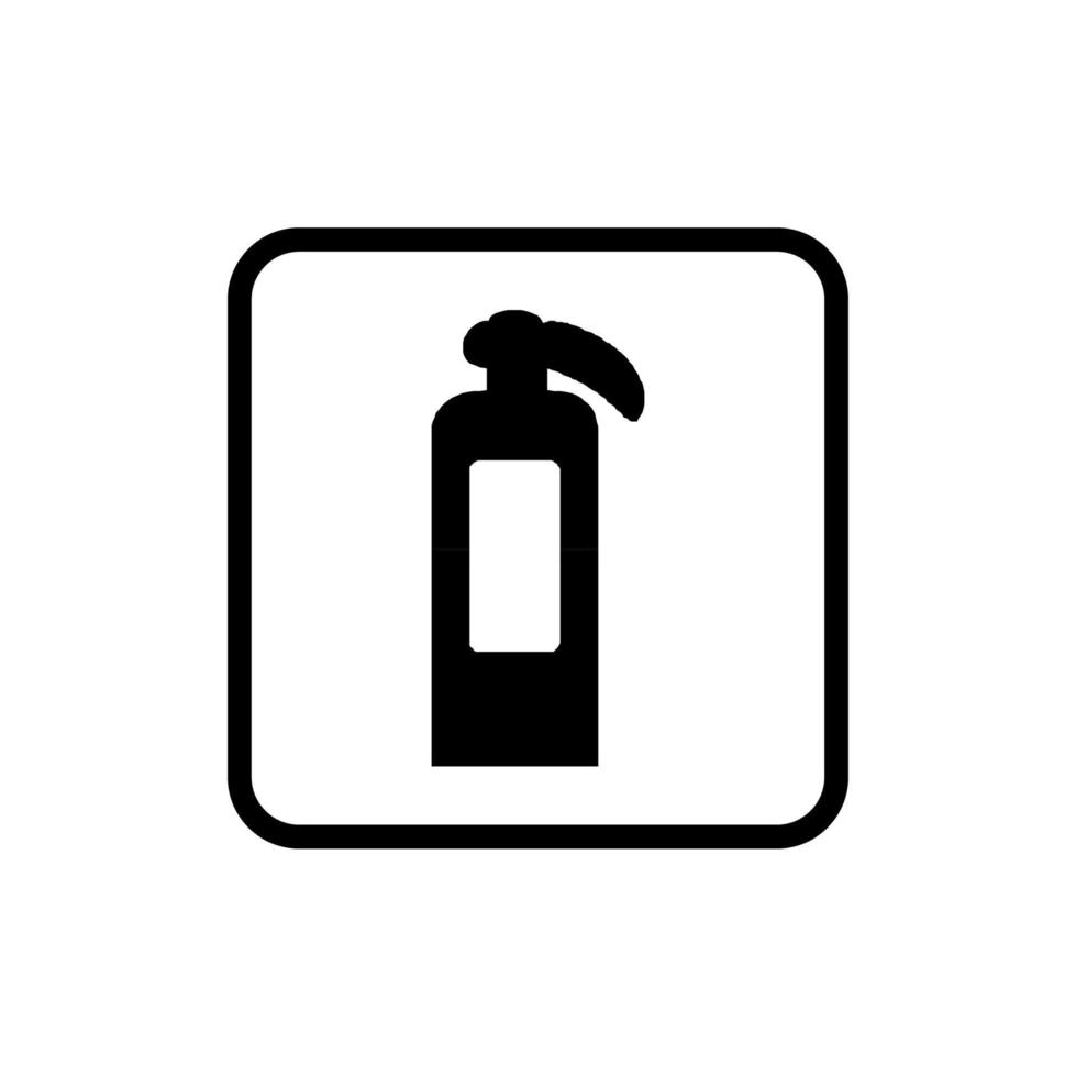 Light fire extinguisher icon vector design