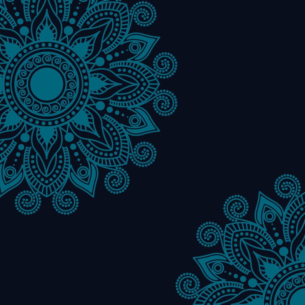 Vector background with mandala ornament