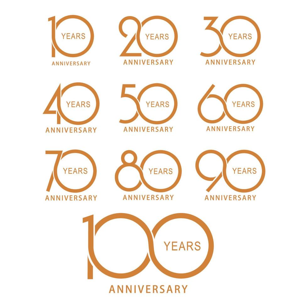 Anniversary celebration vector design