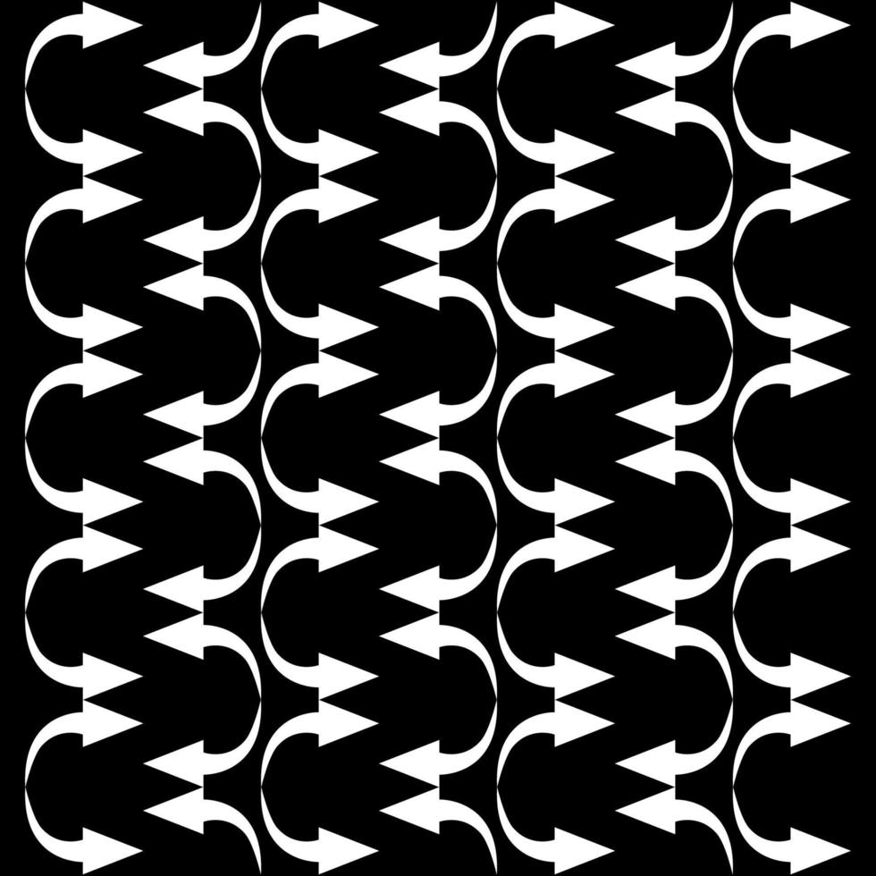 Black and white abstract background vector design with arrows pattern
