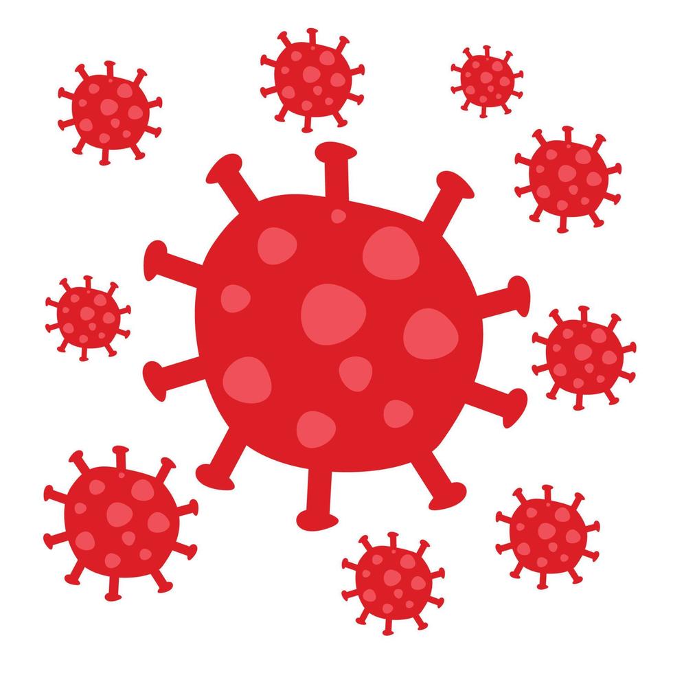 Virus icon vector