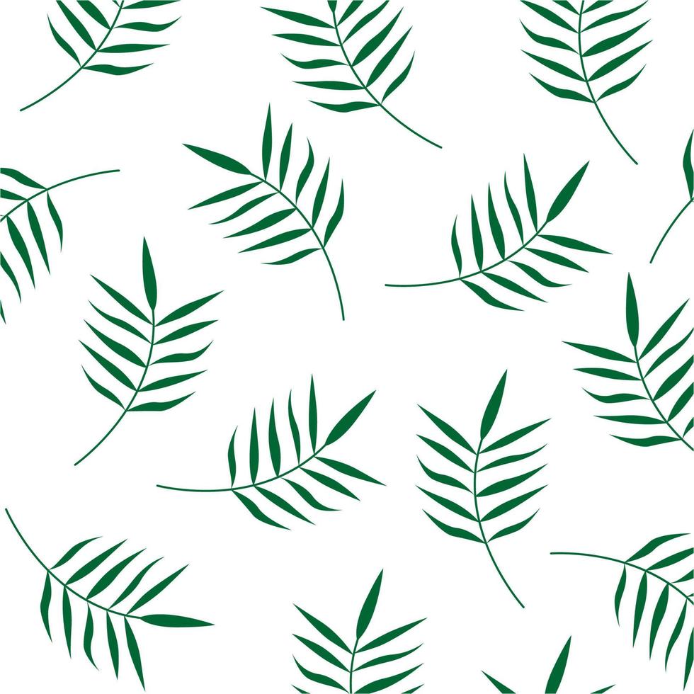 Abstract background vector design with leaves theme