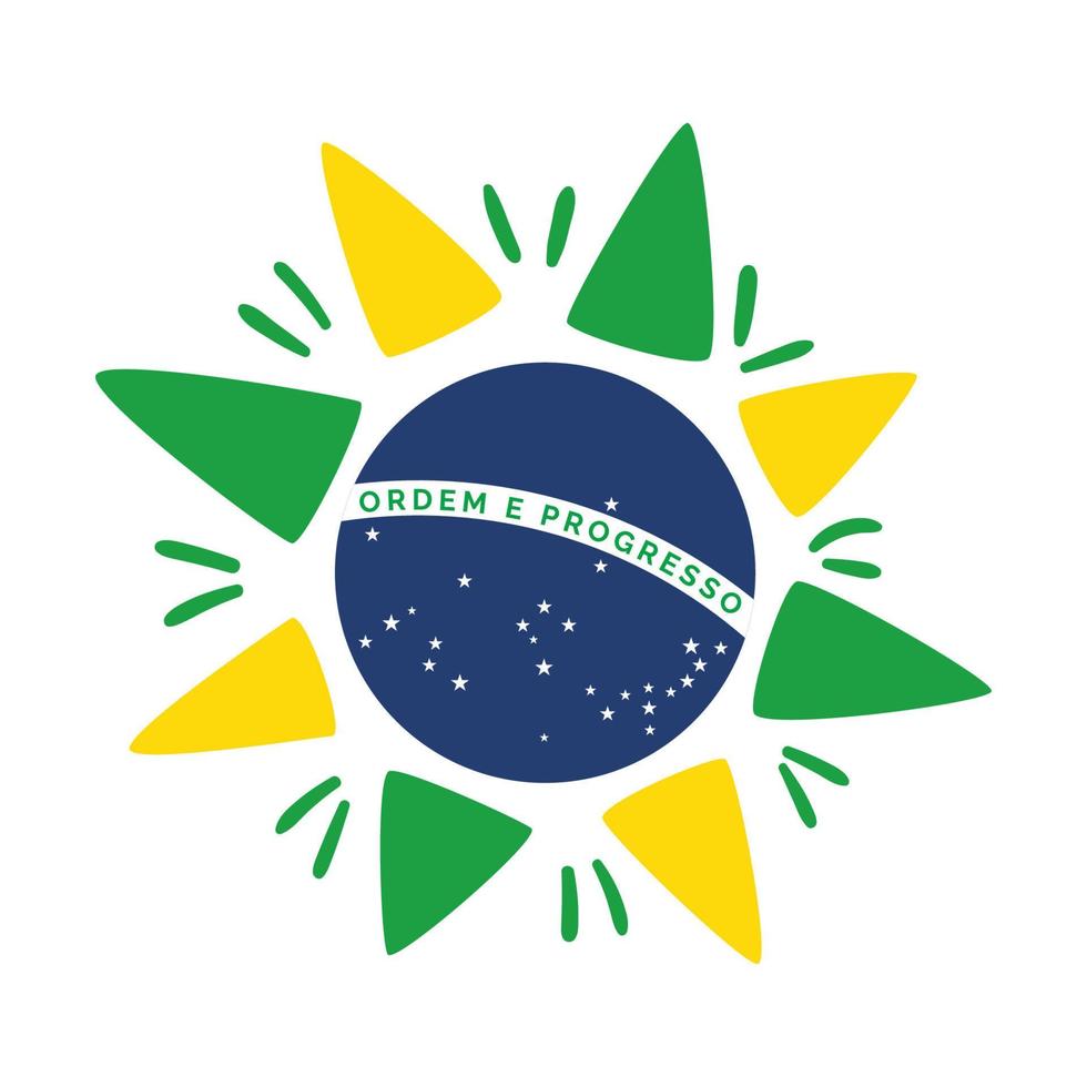 diseño de vector de ornamento de brasil