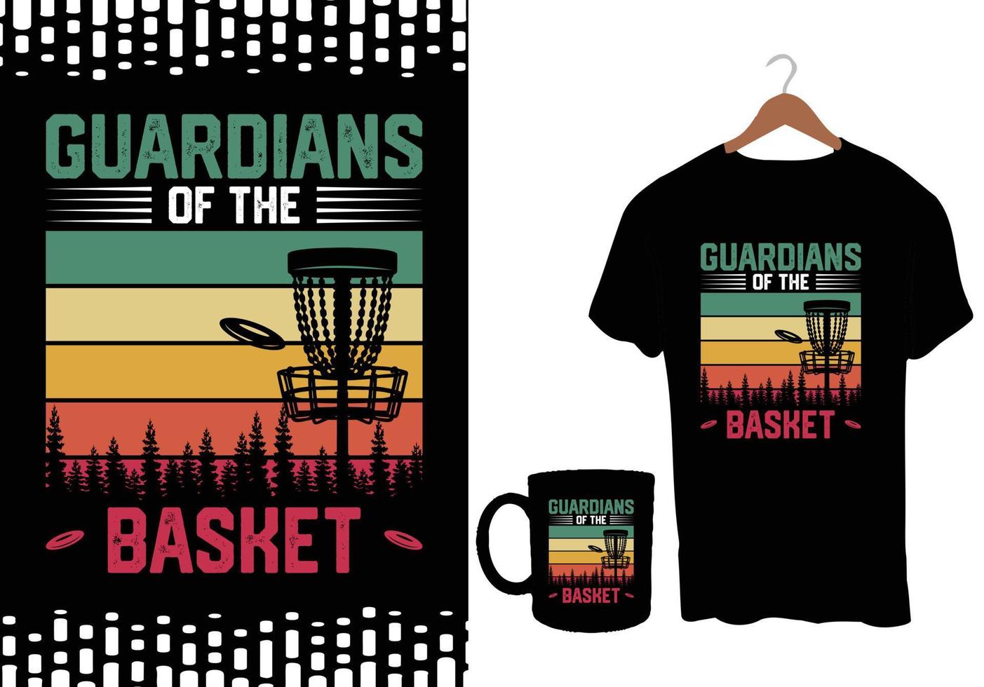 Disc golf vector tshirt design