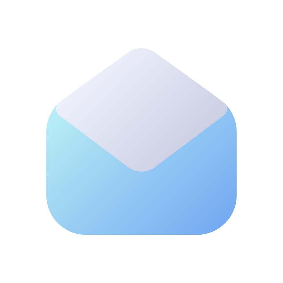 Read message pixel perfect flat gradient twocolor ui icon. Email