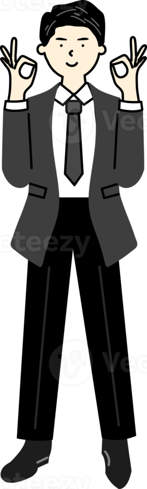 male office worker png