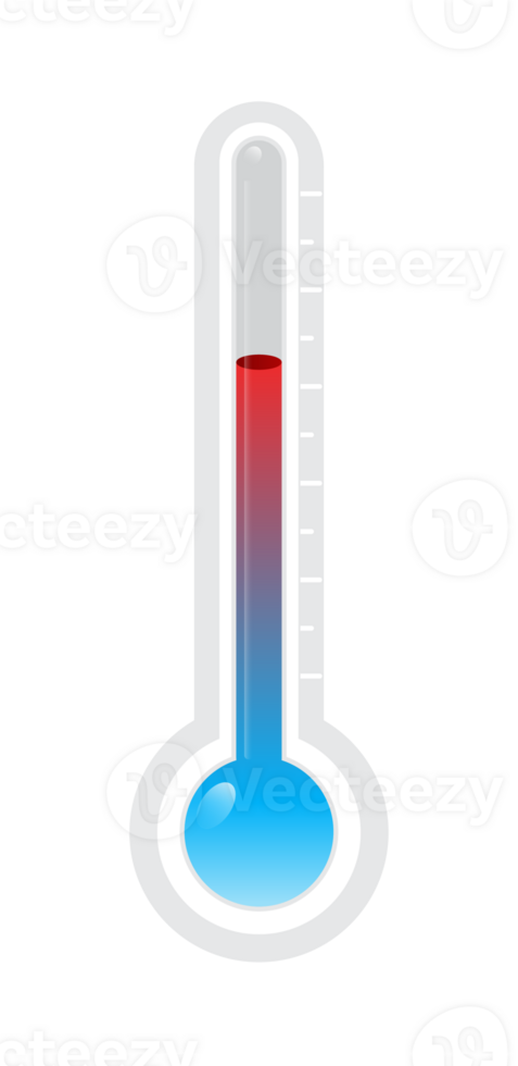 Thermometer-Symbol isoliert. png