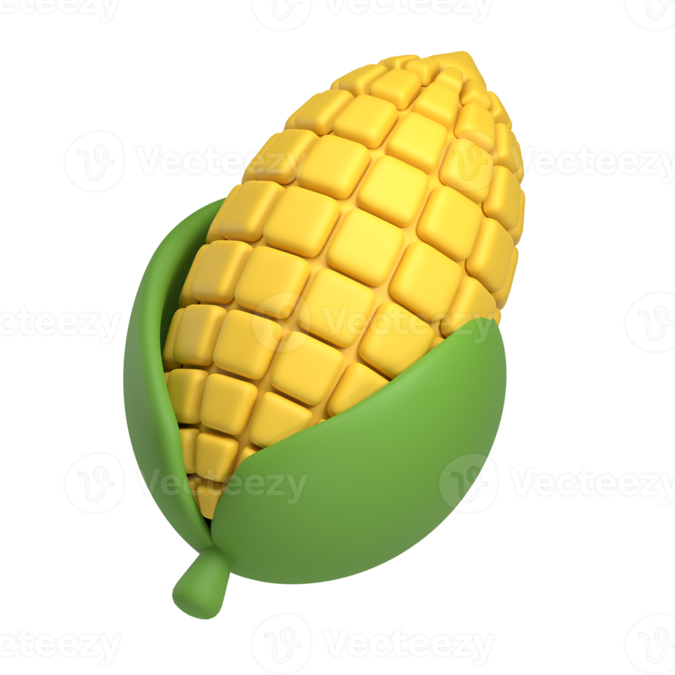 corn 3d icon png
