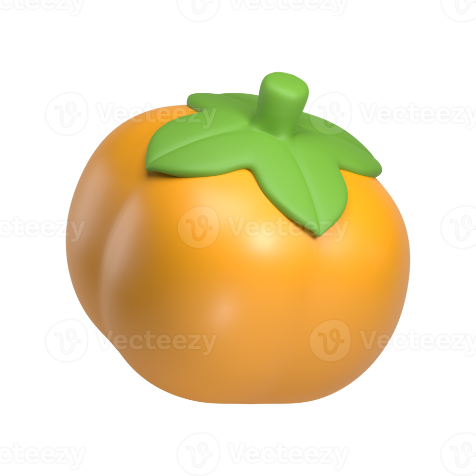 Oriental Persimmon 3d icon png