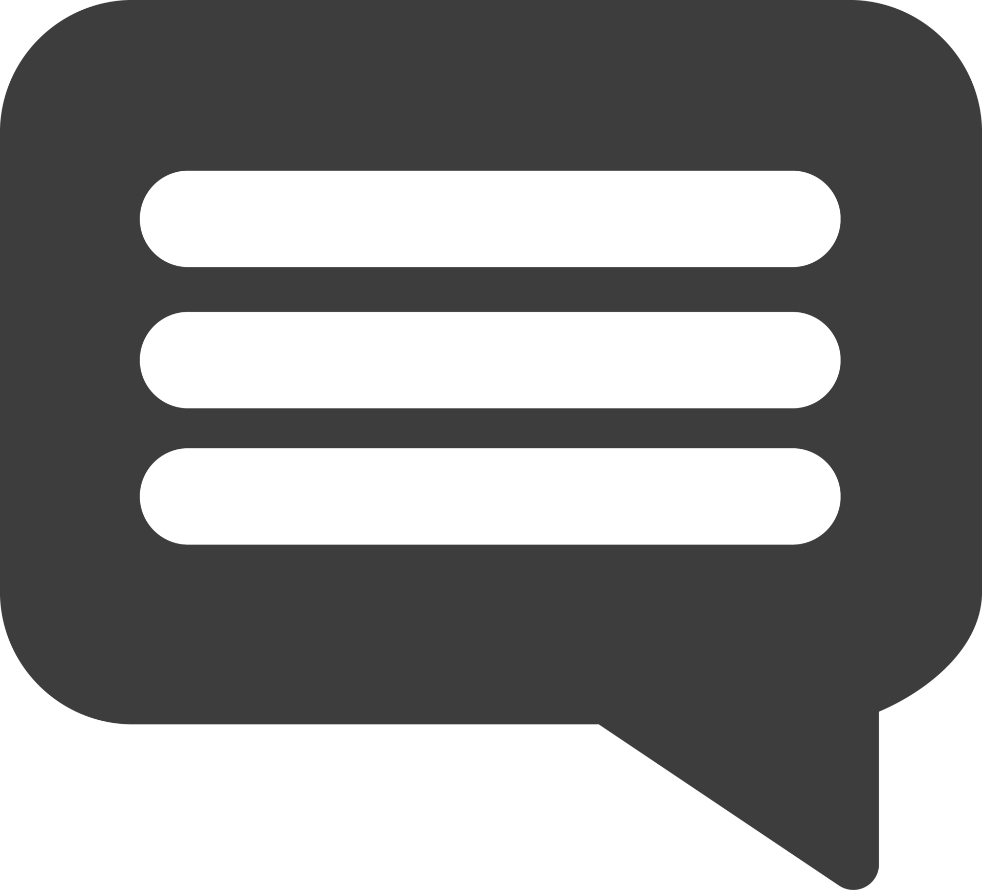 Message black icon, Social icon set. 15124156 PNG