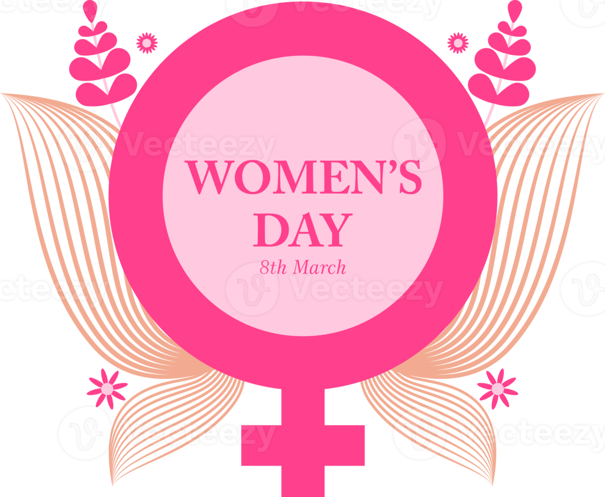 international womens day badge png