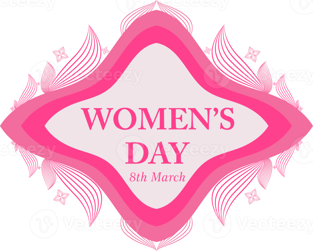 international womens day badge png