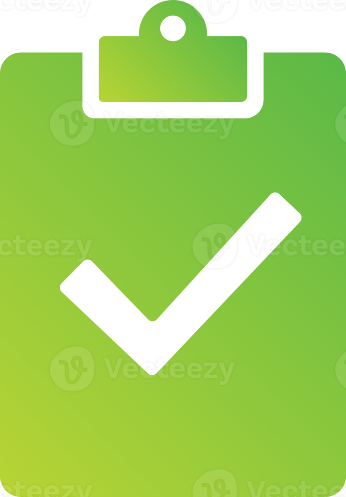 checkmark gradient task icon png
