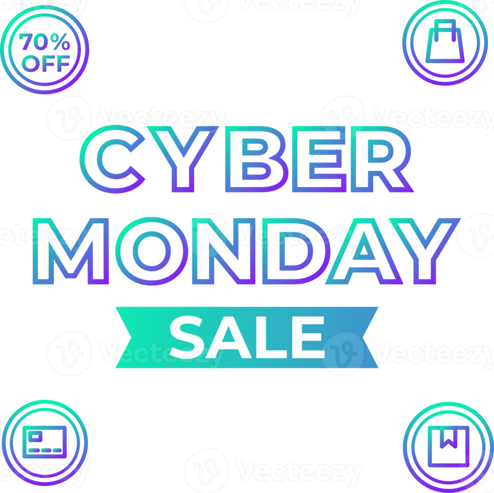 cyber monday sale design element 15124487 PNG