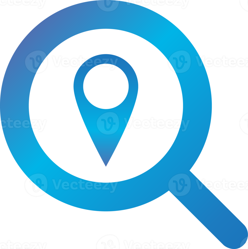 location search gradient icon png