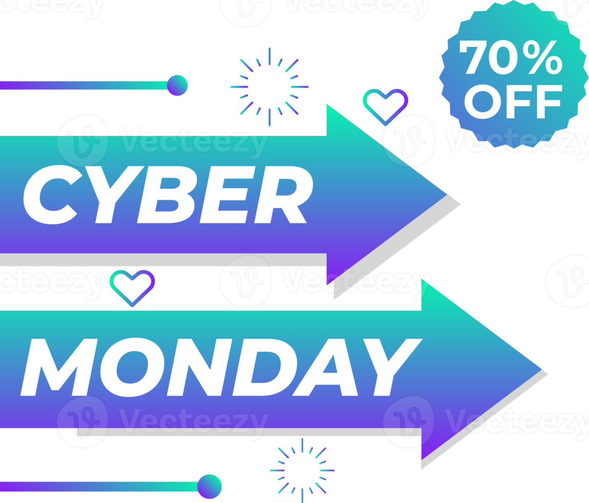 cyber monday sale design element png