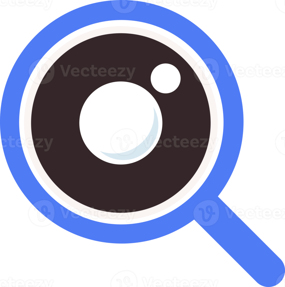 ícone de pesquisa de vírus ocular png