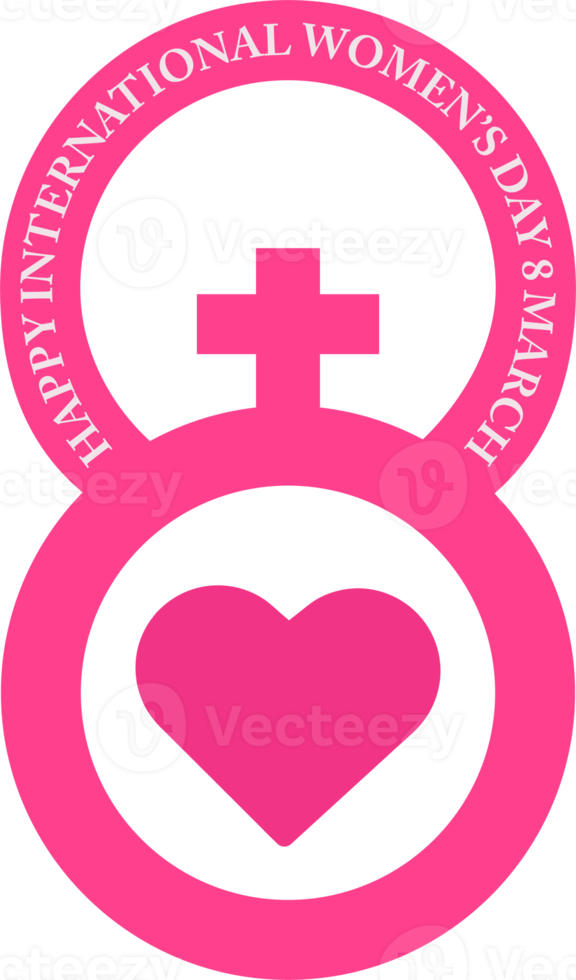 international womens day badge png