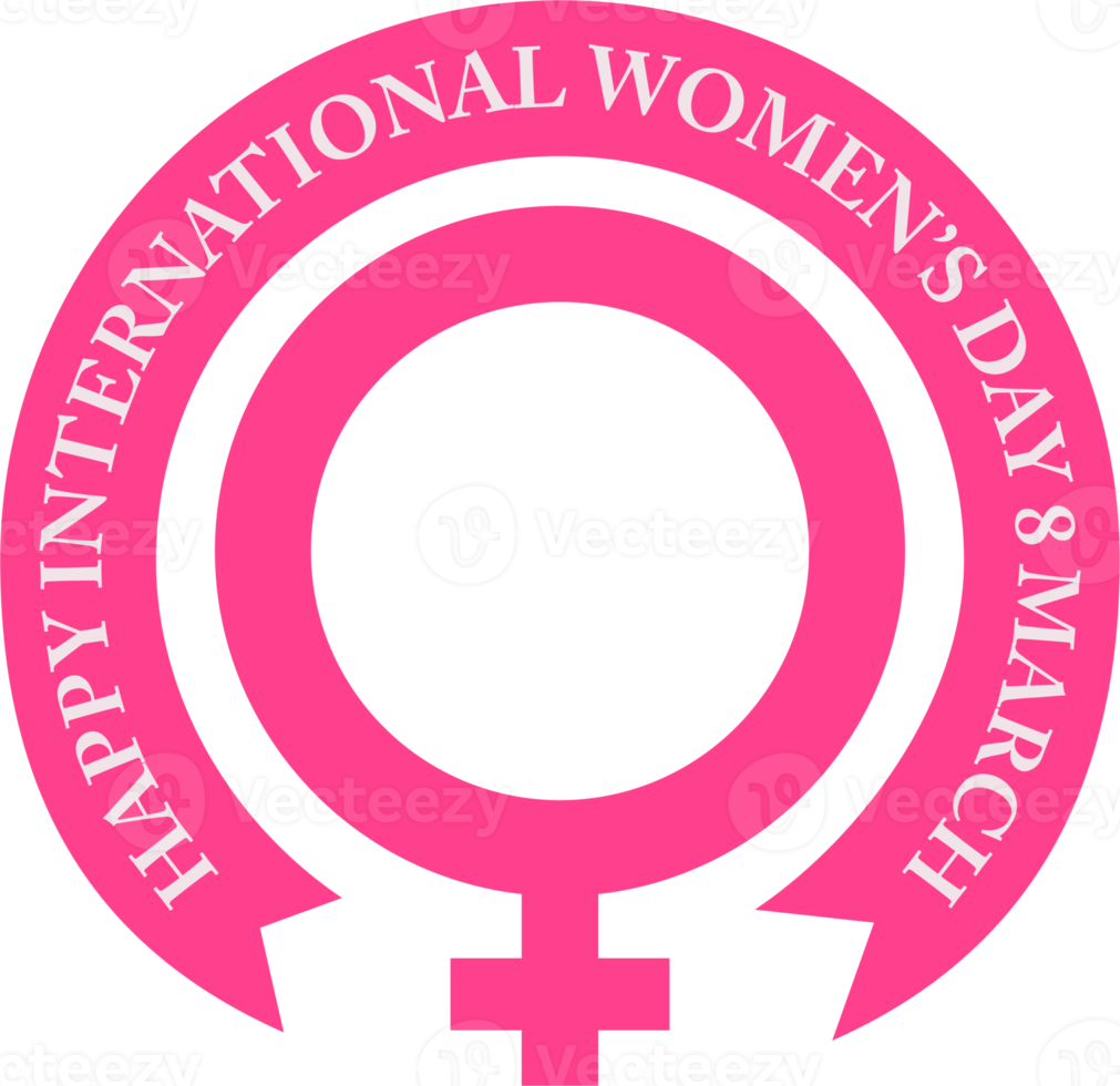 international womens day badge png