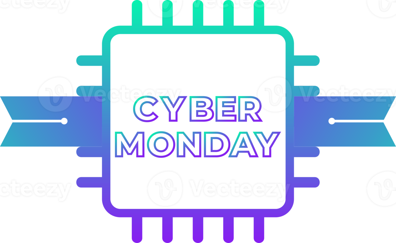 cyber monday sale design element png