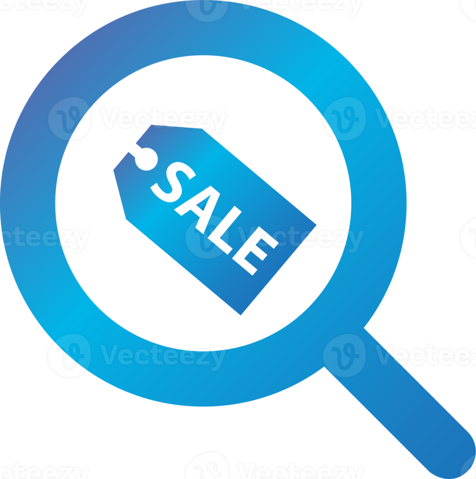 sale search gradient icon png
