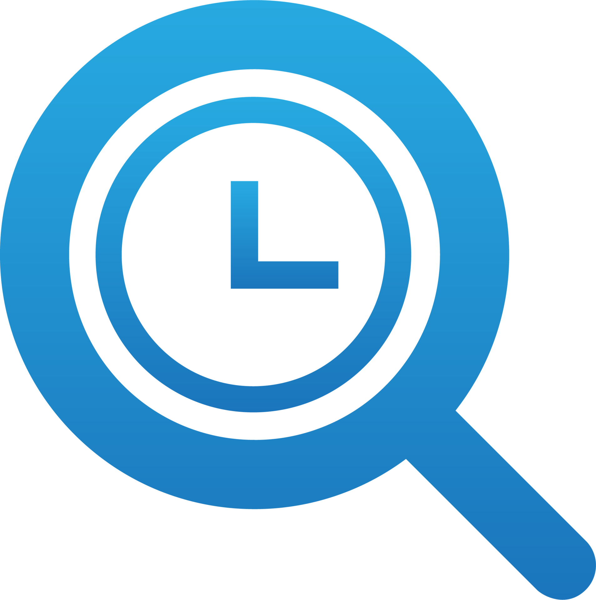 time search gradient icon 15124712 PNG