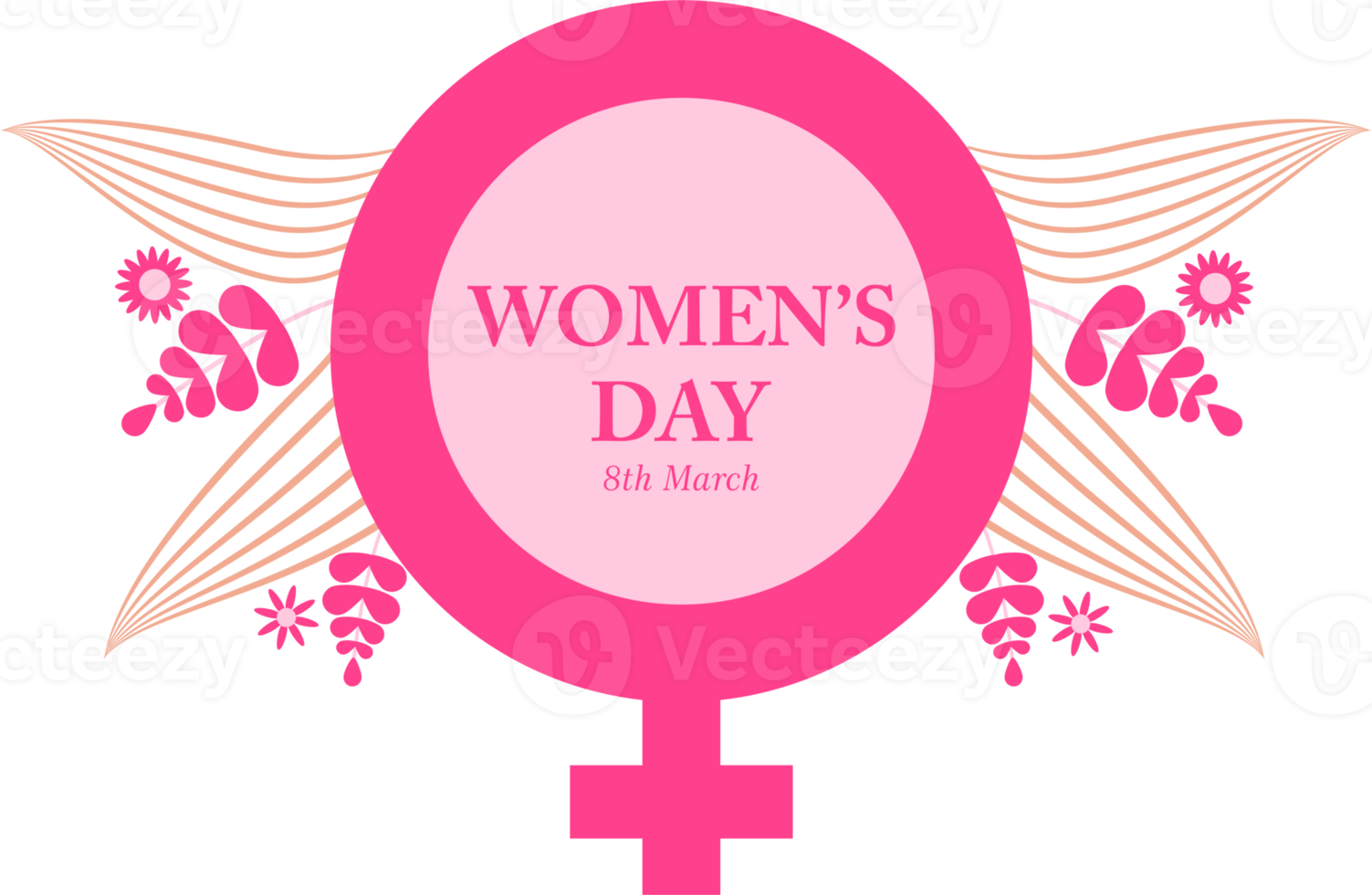 international womens day badge png