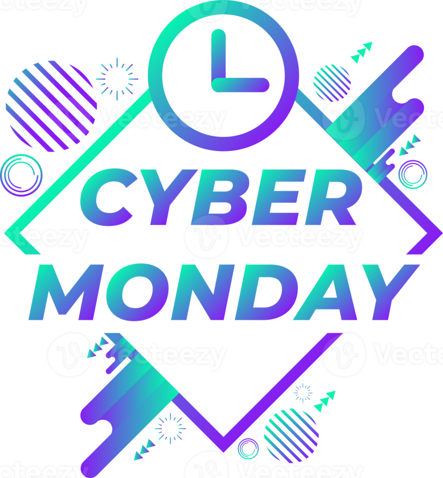 cyber monday sale design element png