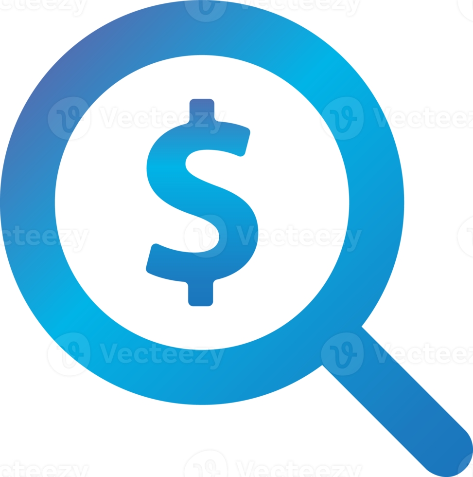 money search gradient icon png