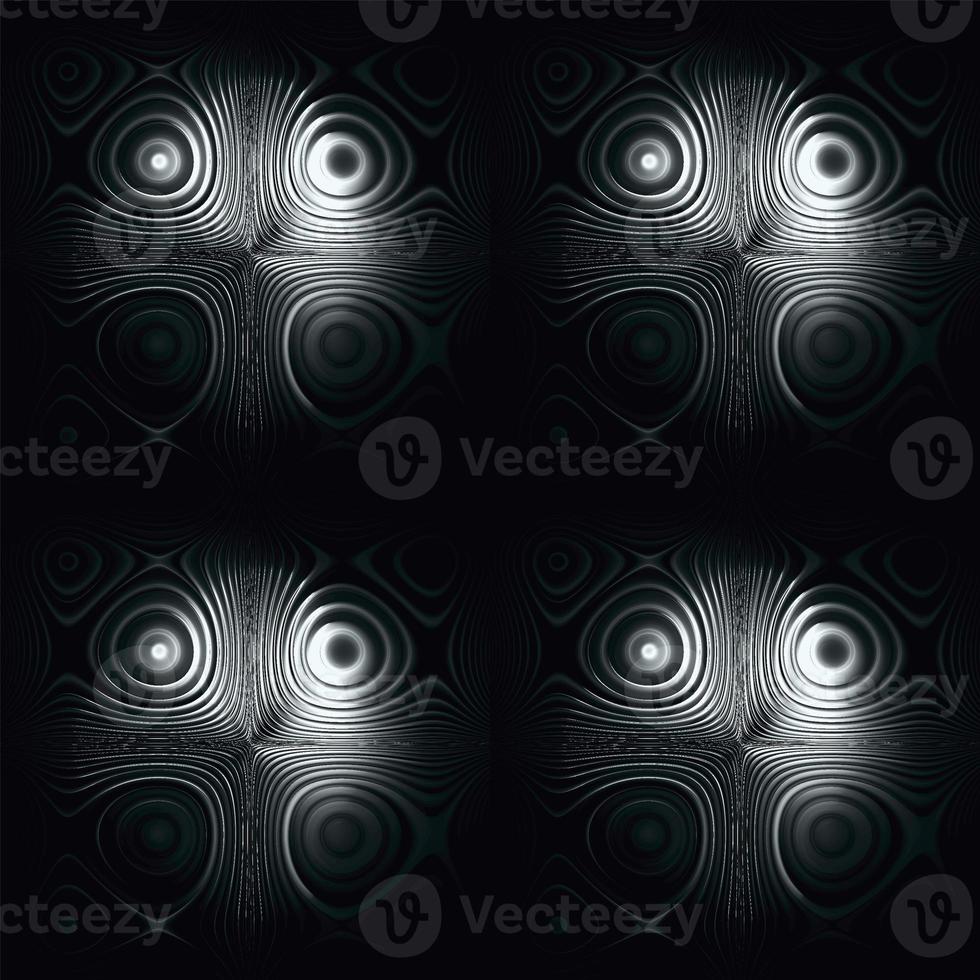 geometricseamless black and white symmetrical abstract pattern tile, texture, design photo