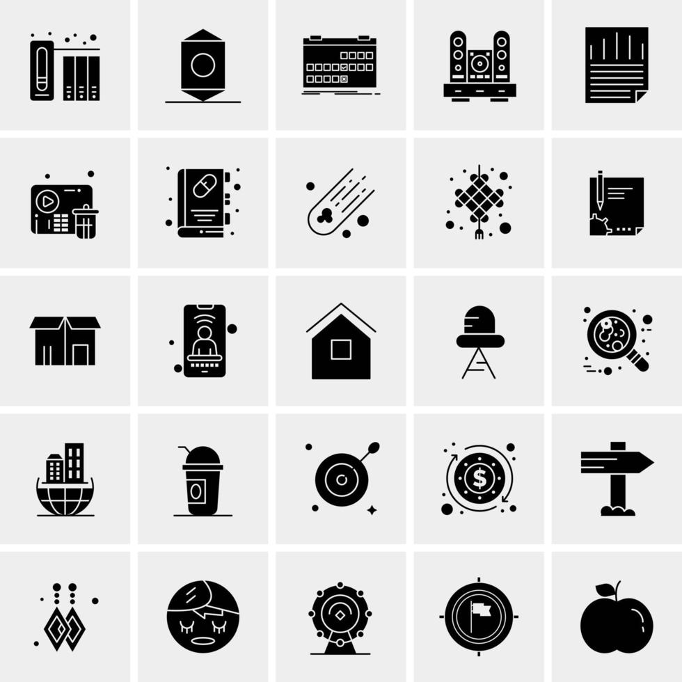 25 Universal Business Icons Vector Creative Icon Illustration to use in web and Mobile Related project