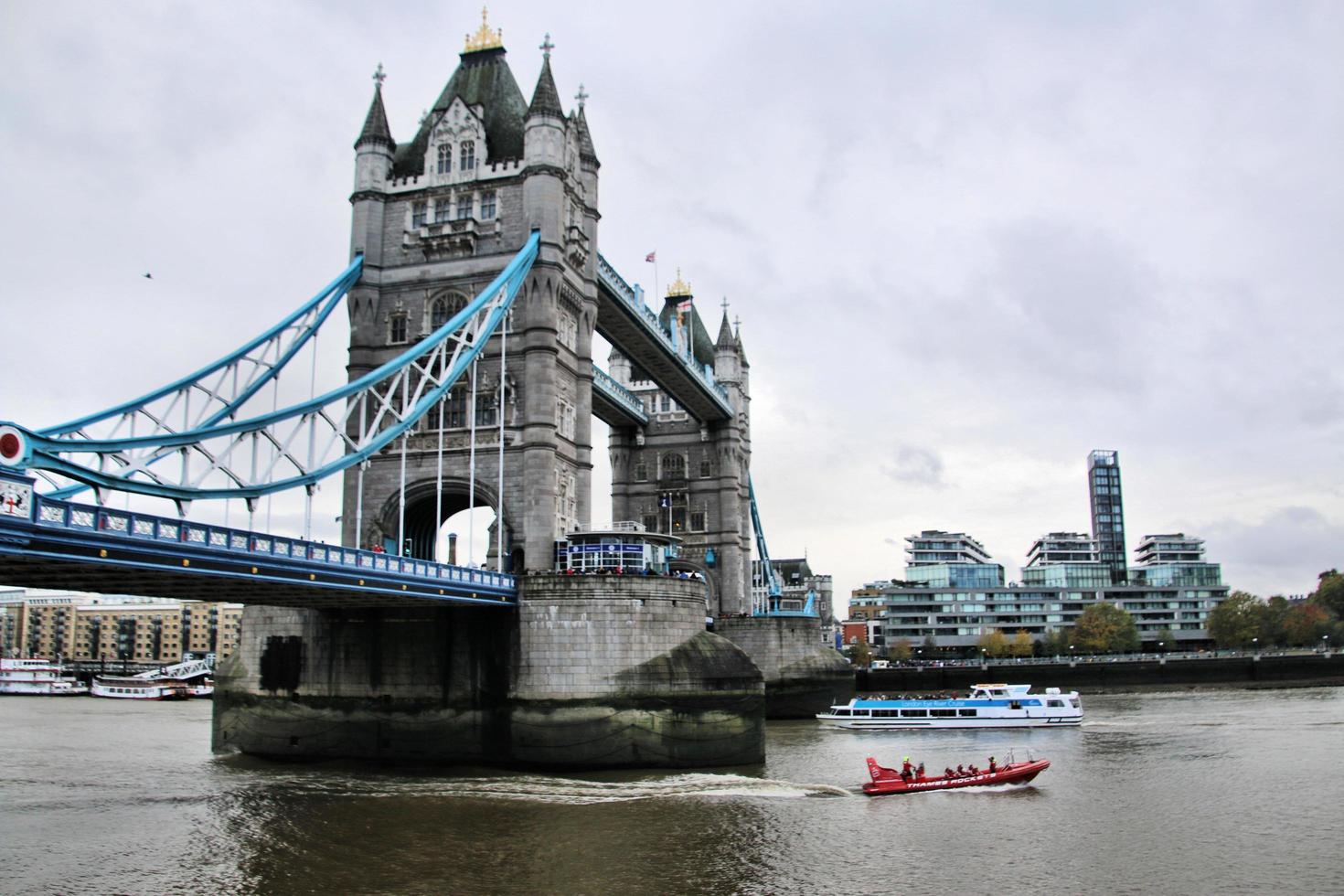 London in the UK in June 2022. A view of Tower Bridge photo