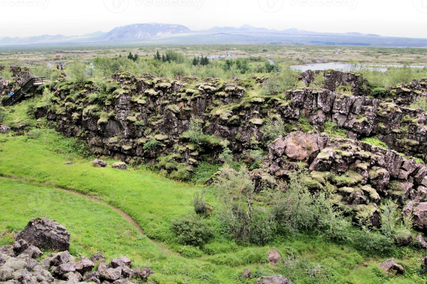 A view of Icelandic Scenery in the south of the country photo