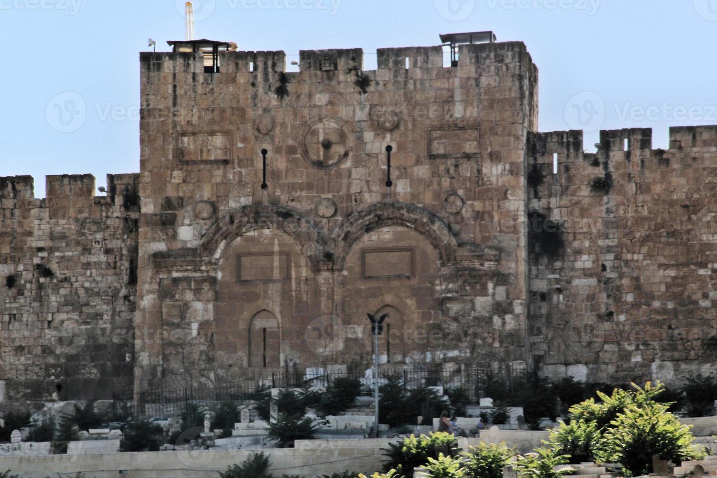 A view of Jerusalem in Israel photo