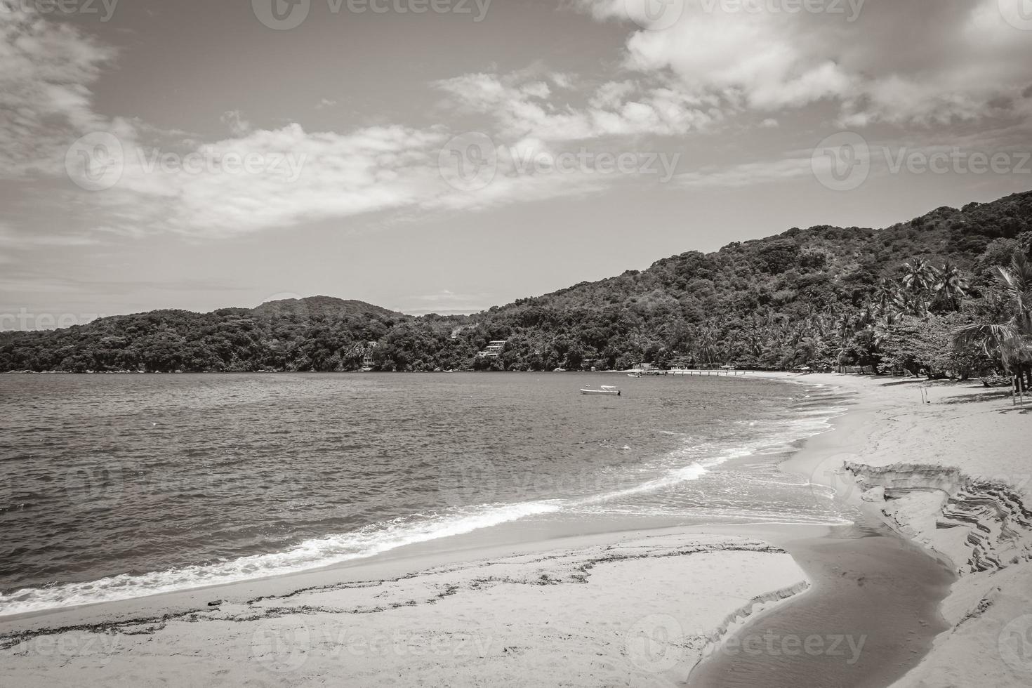 Big tropical island Ilha Grande Praia de Palmas beach Brazil. photo