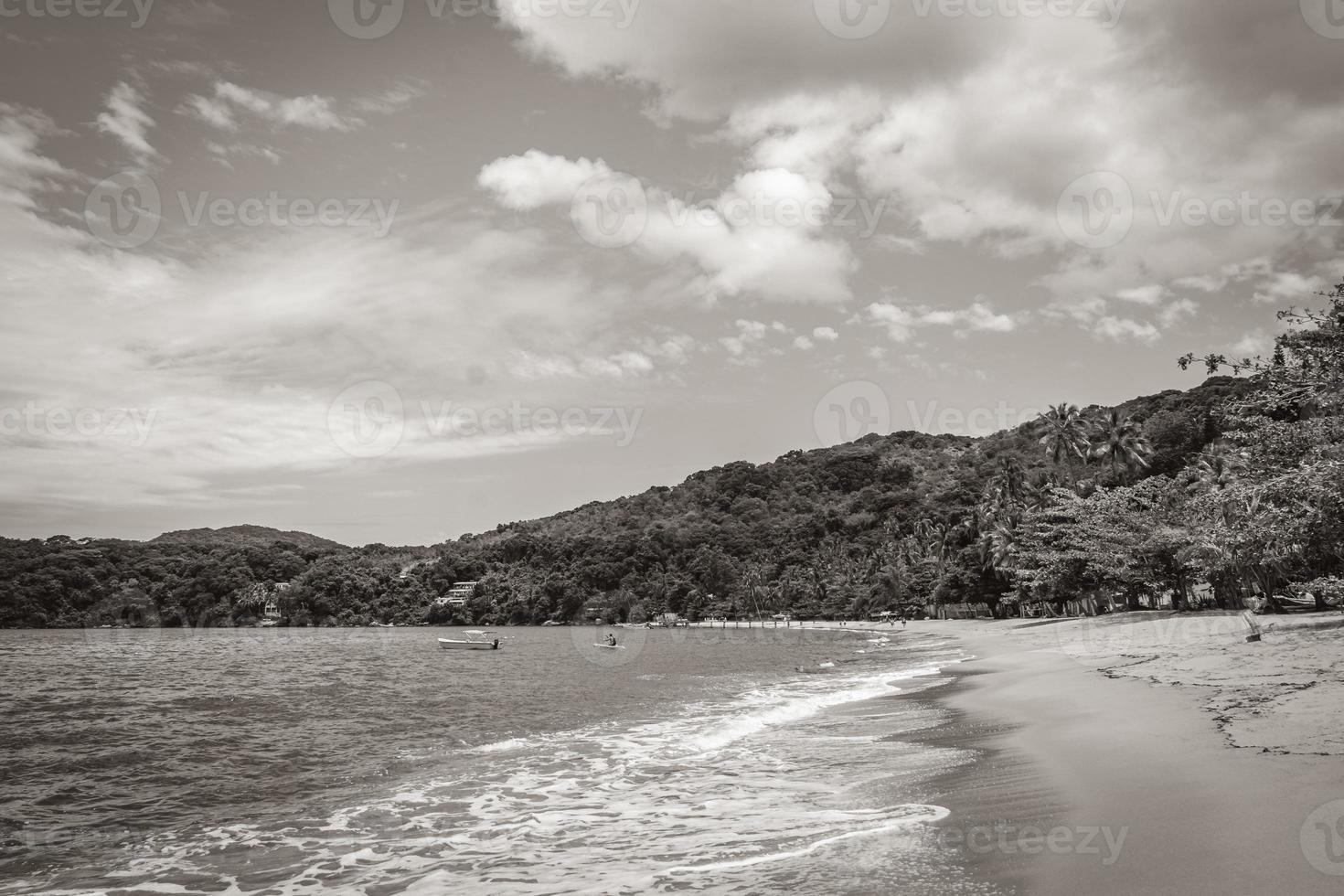 Big tropical island Ilha Grande Praia de Palmas beach Brazil. photo