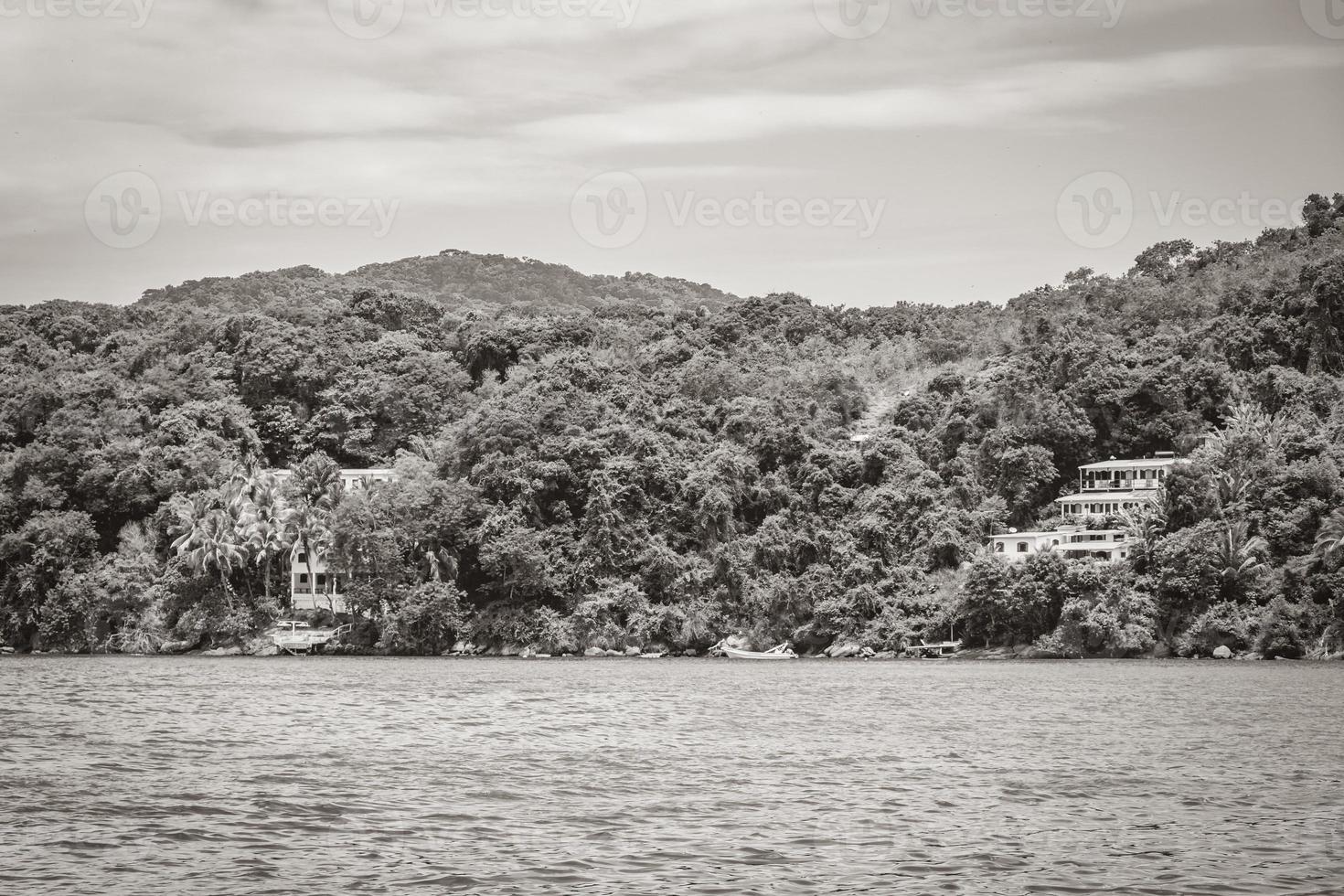 Big tropical island Ilha Grande Praia de Palmas beach Brazil. photo