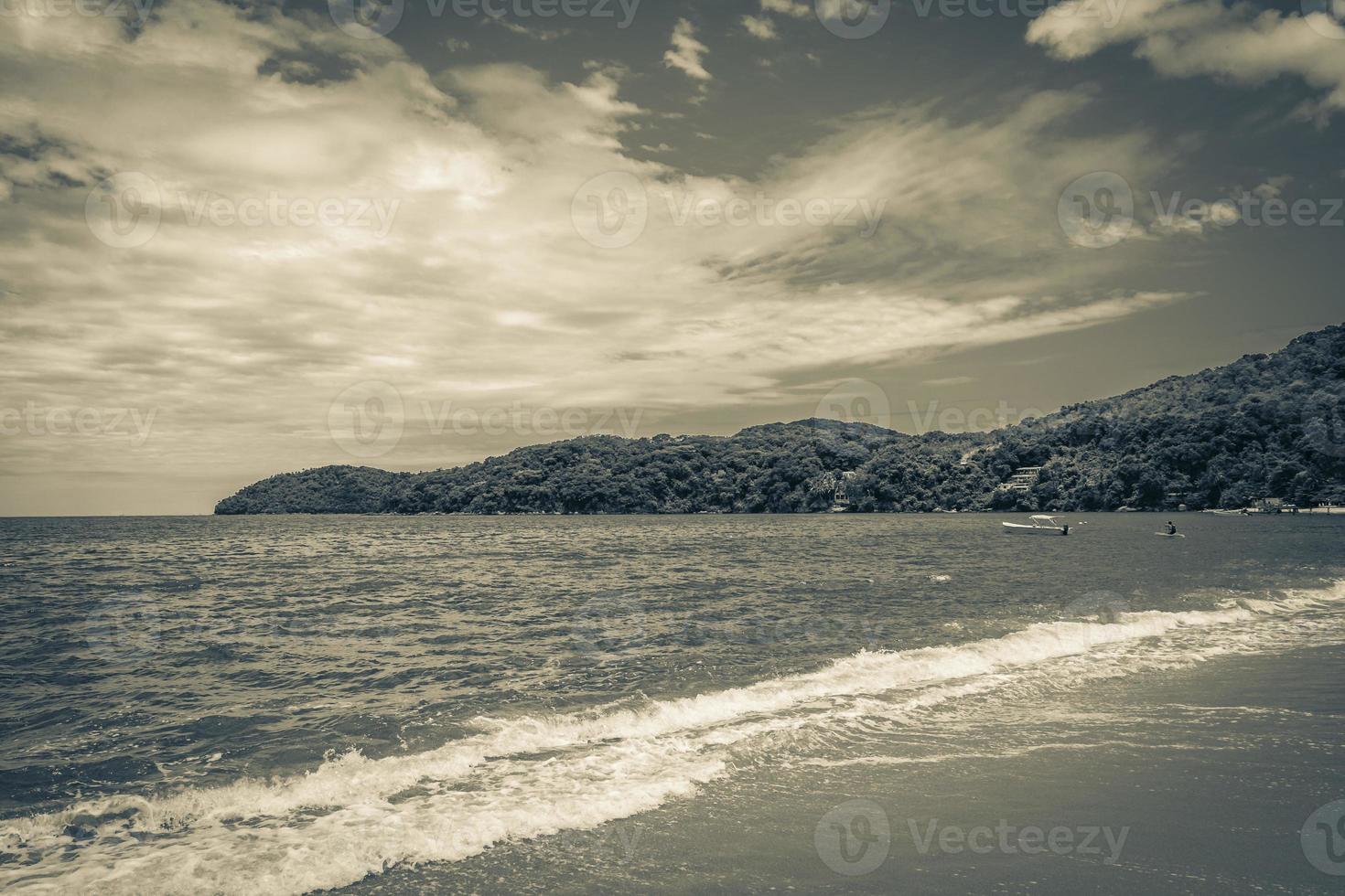 Big tropical island Ilha Grande Praia de Palmas beach Brazil. photo