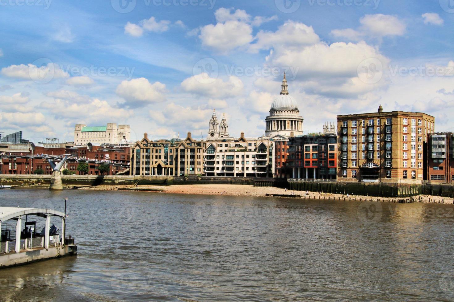 A view of the River Thames near Westminster photo