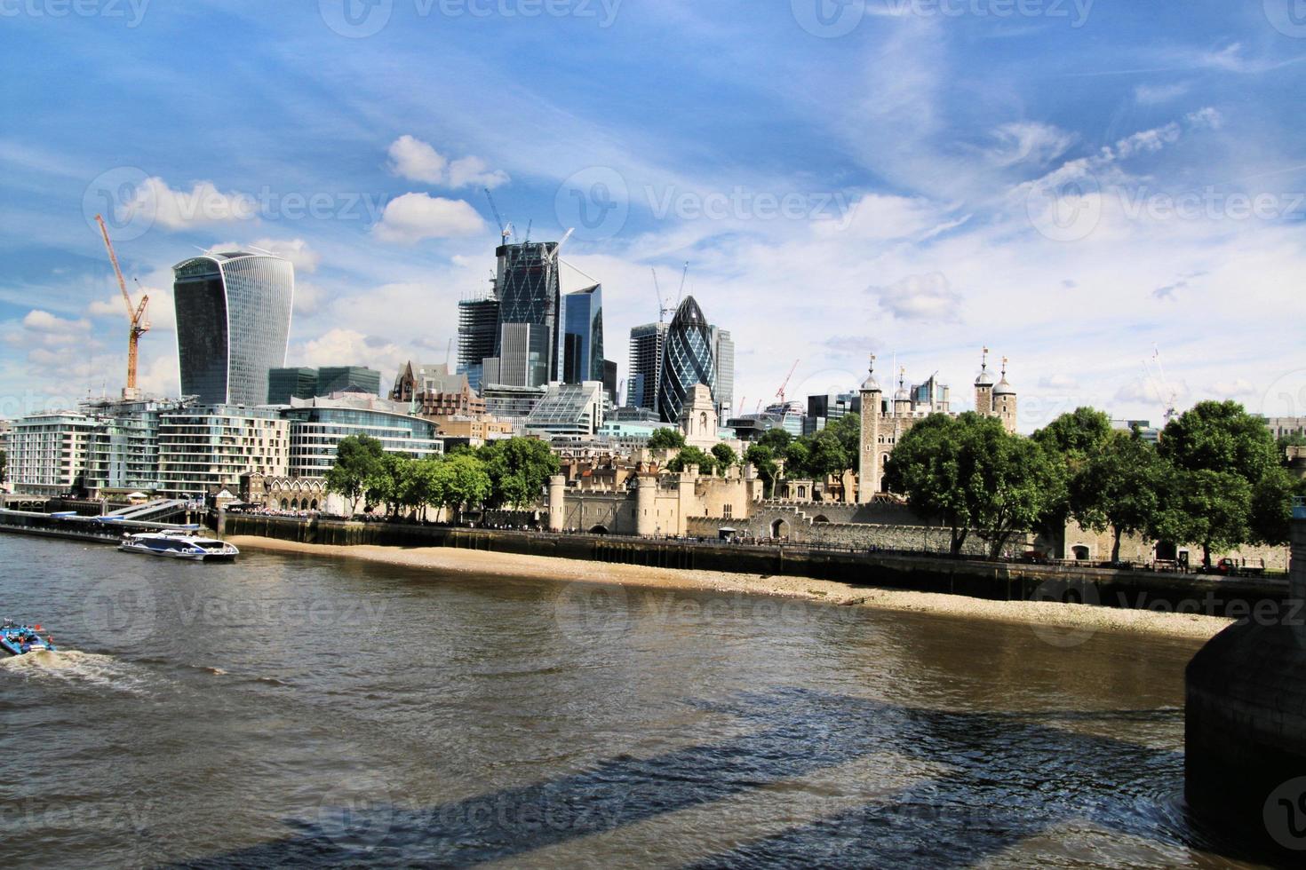 A view of the River Thames near Westminster photo