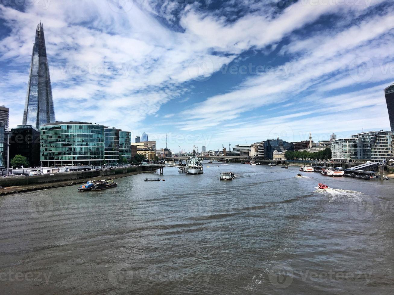 A view of the River Thames near Westminster photo