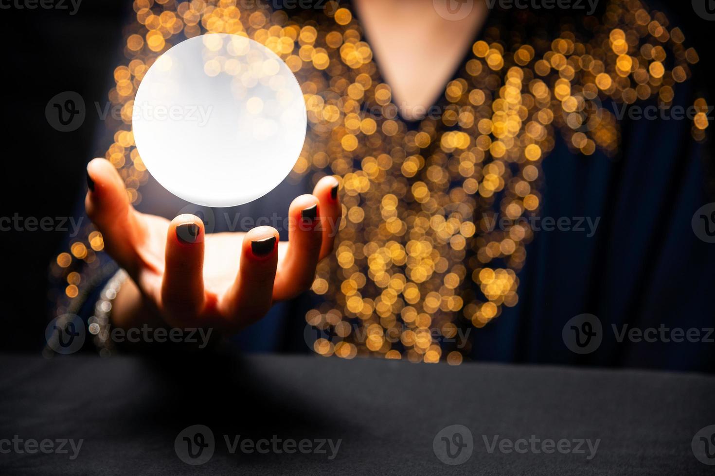 Fortune teller's hands photo