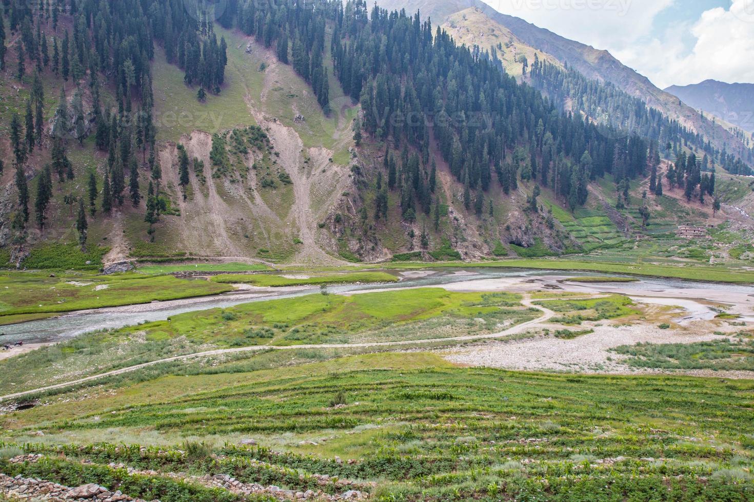 Naran jhalkand national park beautiful landscape mountains view photo