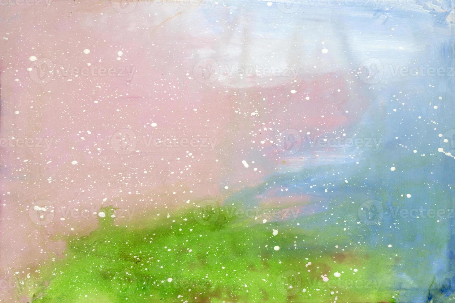 Hand Painted Watercolor Background photo