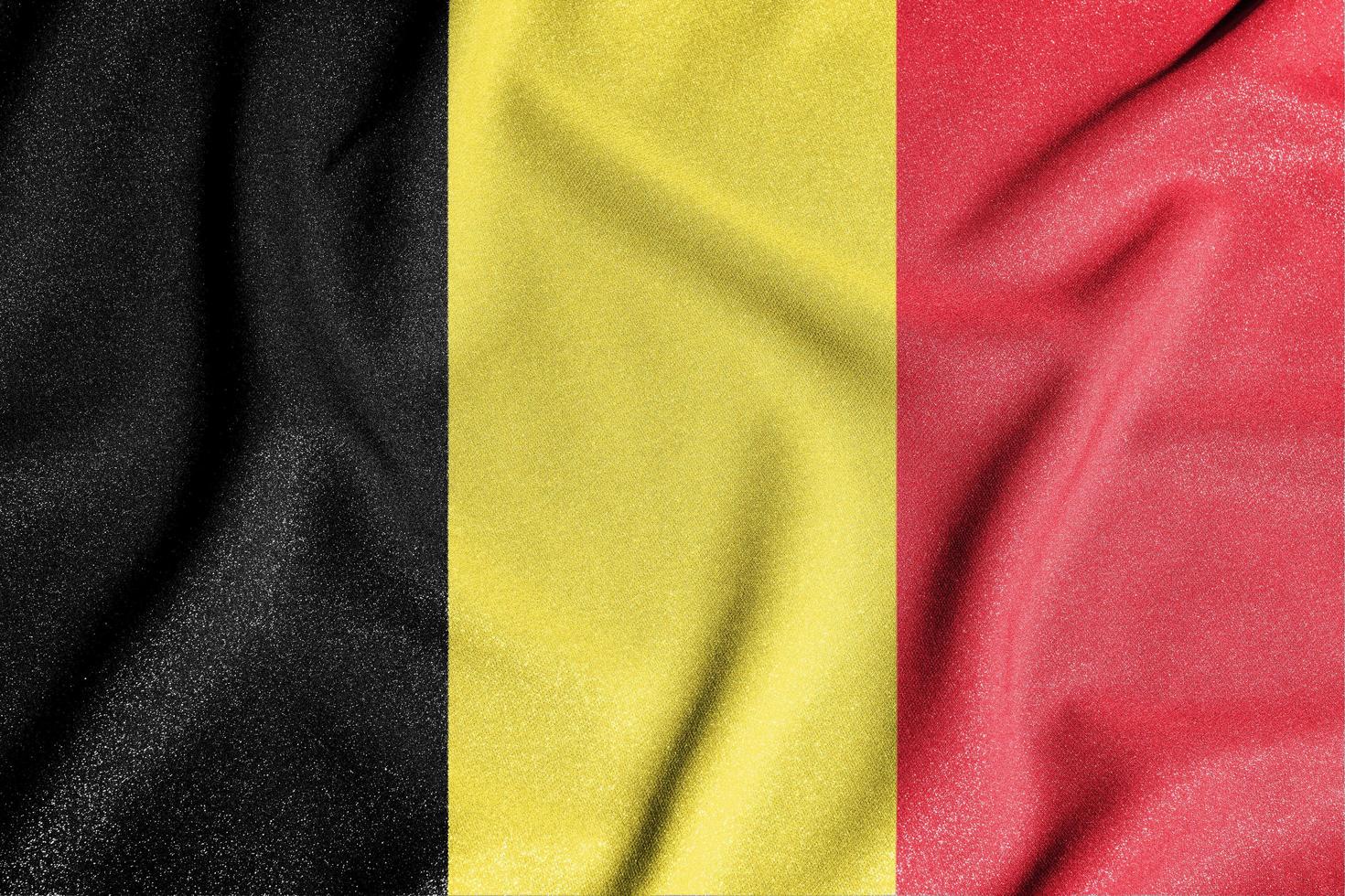 National flag of the Belgium. The main symbol of an independent country. photo