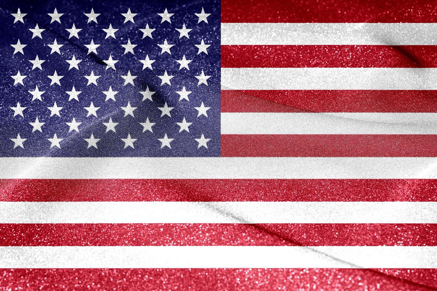 National flag of the united states of america. The main symbol of an independent country. photo