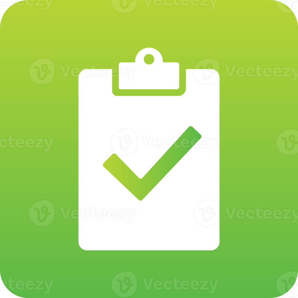 checkmark gradient task icon png